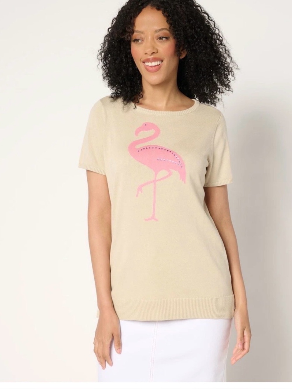 ⭐️Belle Beach By Kim Gavel Let’s Flamingo 🦩Sweater